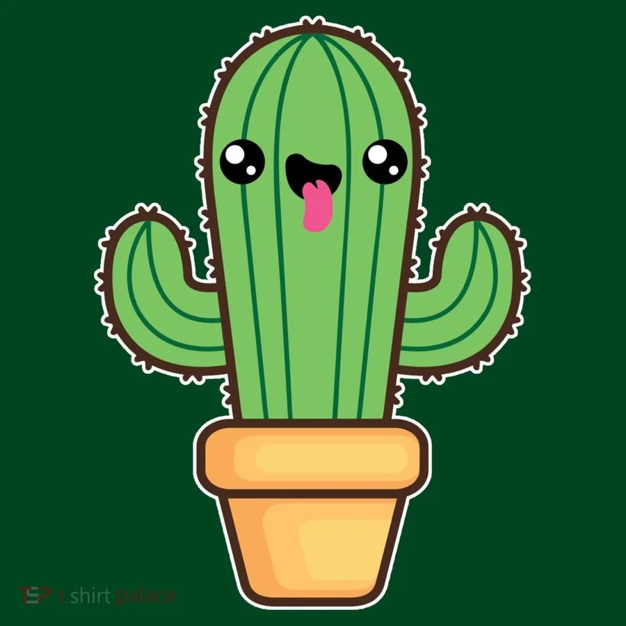 Happy Cactus Magnet