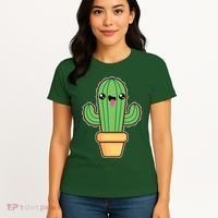 Happy Cactus Women's T-Shirt thumb 4