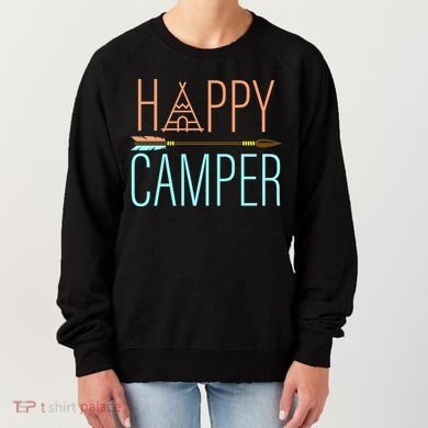 Happy Camper Funny Camping Women's Sweatshirt