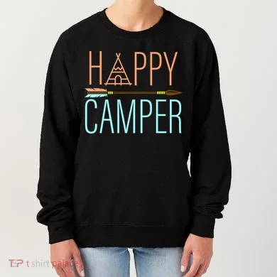 Happy Camper Funny Camping Women's Sweatshirt