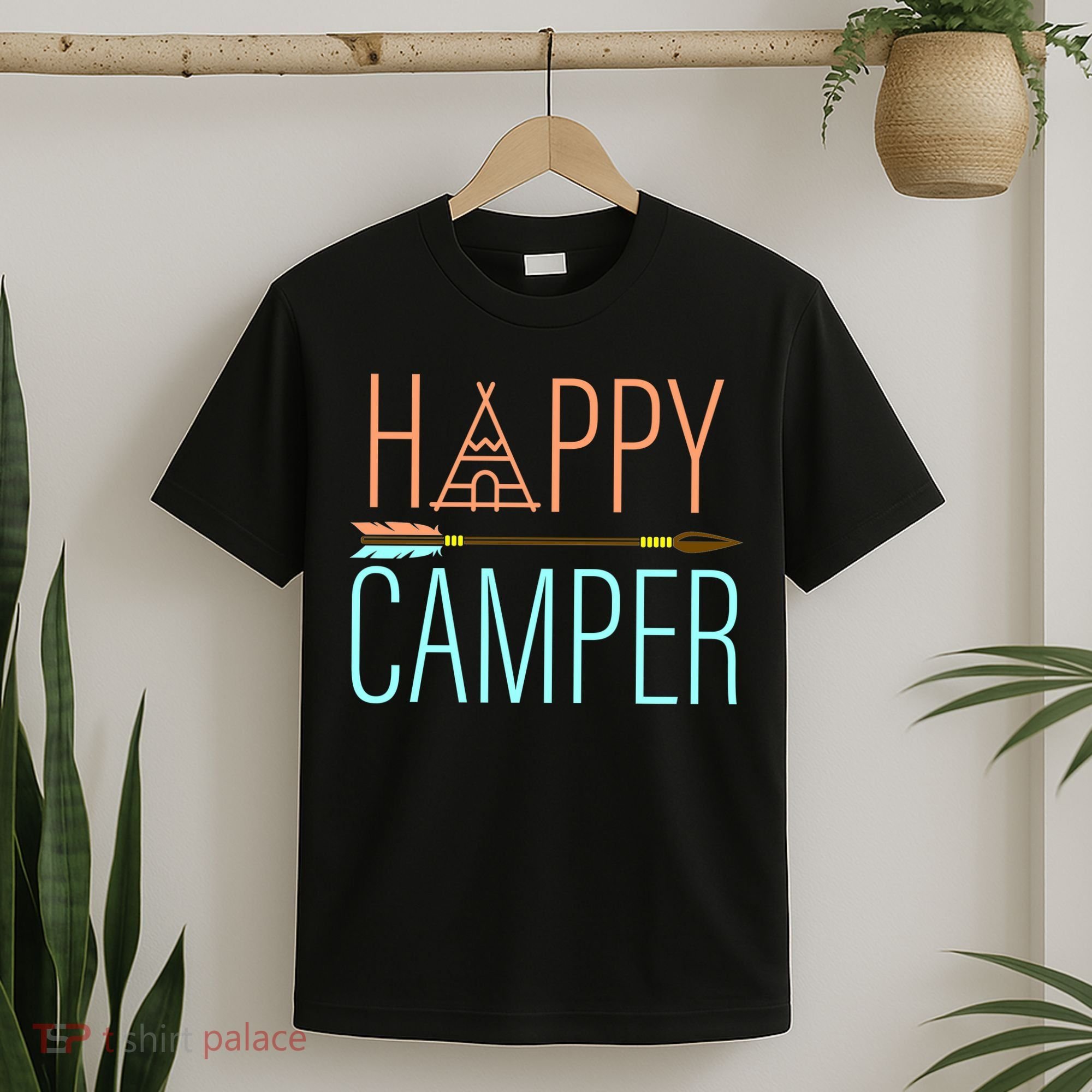 Happy Camper Funny Camping T-Shirt