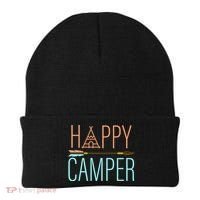 Happy Camper Funny Camping Beanie thumb 0