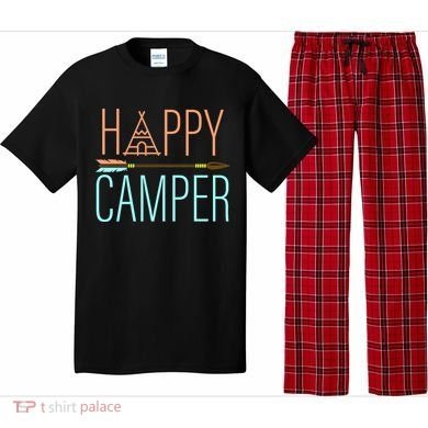 Happy Camper Funny Camping Pajama Set