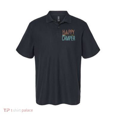Happy Camper Funny Camping Polo