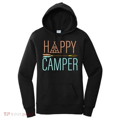 Happy Camper Funny Camping Women's Hoodie