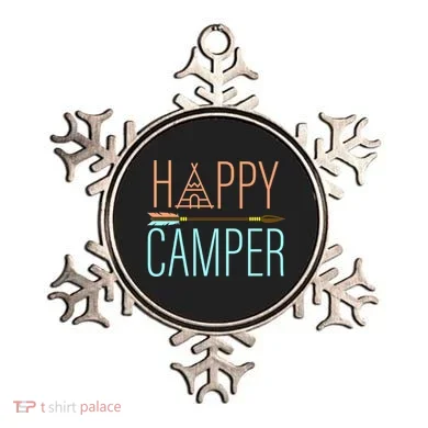 Happy Camper Funny Camping Ornament