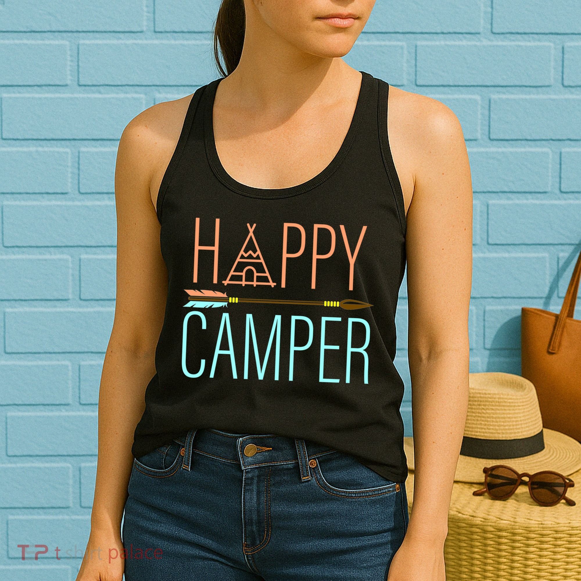 Happy Camper Funny Camping Women's Tank Top