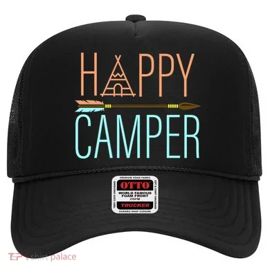 Happy Camper Funny Camping Hat