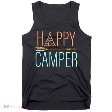 Happy Camper Funny Camping Tank Top