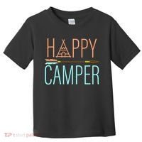 Happy Camper Funny Camping Toddler T-Shirt thumb 0