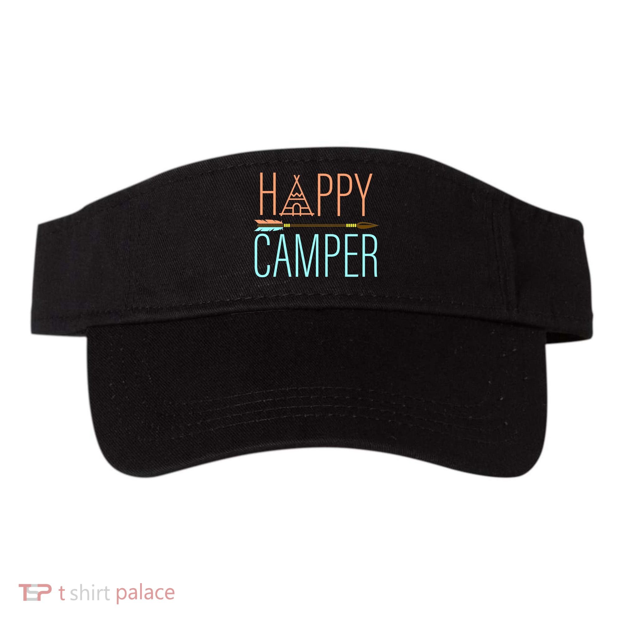 Happy Camper Funny Camping Visor
