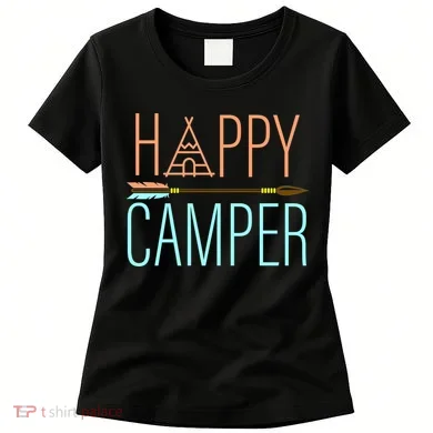 Happy Camper Funny Camping Women's T-Shirt