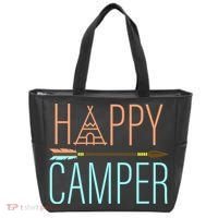 Happy Camper Funny Camping Tote Bag thumb 0