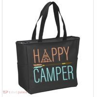 Happy Camper Funny Camping Tote Bag thumb 2