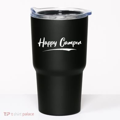 Happy Camper Funny Camping Meme Tumbler