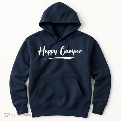 Happy Camper Funny Camping Meme Hoodie