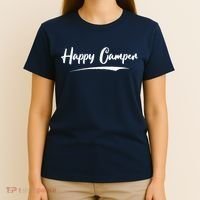 Happy Camper Funny Camping Meme T-Shirt thumb 4