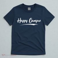 Happy Camper Funny Camping Meme T-Shirt thumb 5