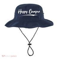 Happy Camper Funny Camping Meme Bucket Hat thumb 0