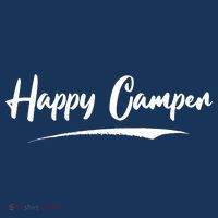 Happy Camper Funny Camping Meme Toddler T-Shirt thumb 4