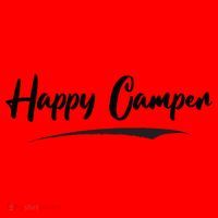 Happy Camper Funny Camping Meme Santa Hat thumb 1