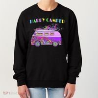 Happy Camper Hippie Van Women's Sweatshirt thumb 0