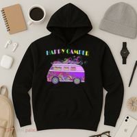 Happy Camper Hippie Van Hoodie thumb 3