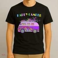 Happy Camper Hippie Van T-Shirt thumb 3