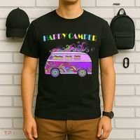 Happy Camper Hippie Van T-Shirt thumb 6