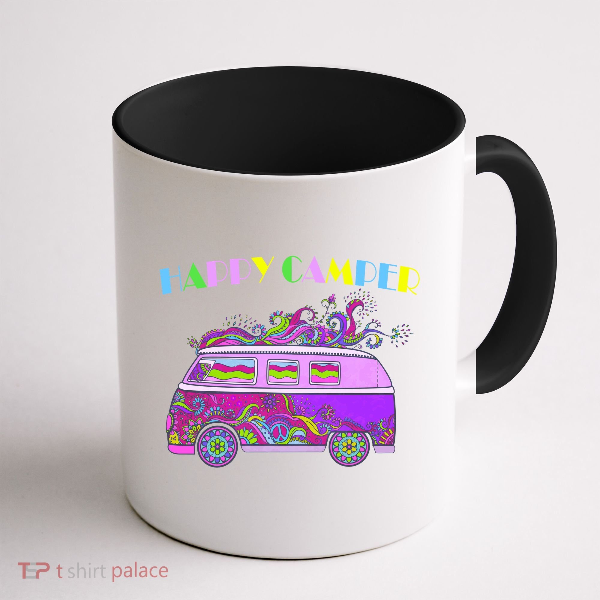 Happy Camper Hippie Van Coffee Mug