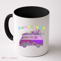 Happy Camper Hippie Van Coffee Mug thumb 0