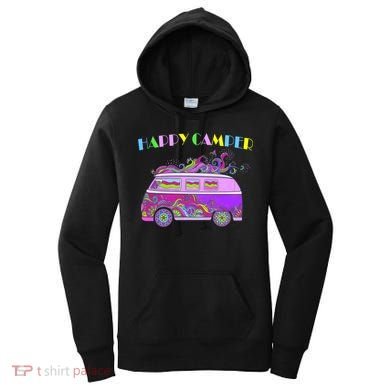 Happy Camper Hippie Van Women's Hoodie