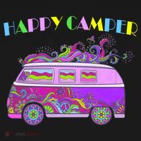 Happy Camper Hippie Van Tank Top thumb 6