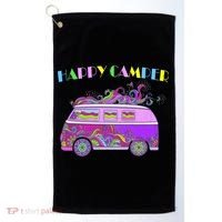 Happy Camper Hippie Van Golf Towel thumb 0