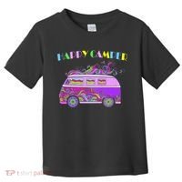 Happy Camper Hippie Van Toddler T-Shirt thumb 0