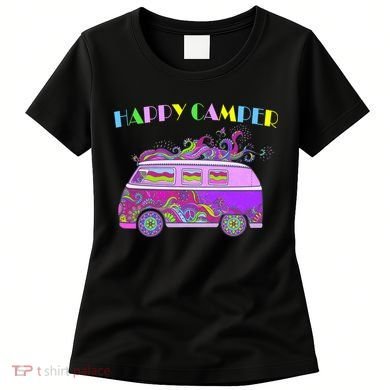 Happy Camper Hippie Van Women's T-Shirt