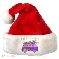 Happy Camper Hippie Van Santa Hat thumb 0