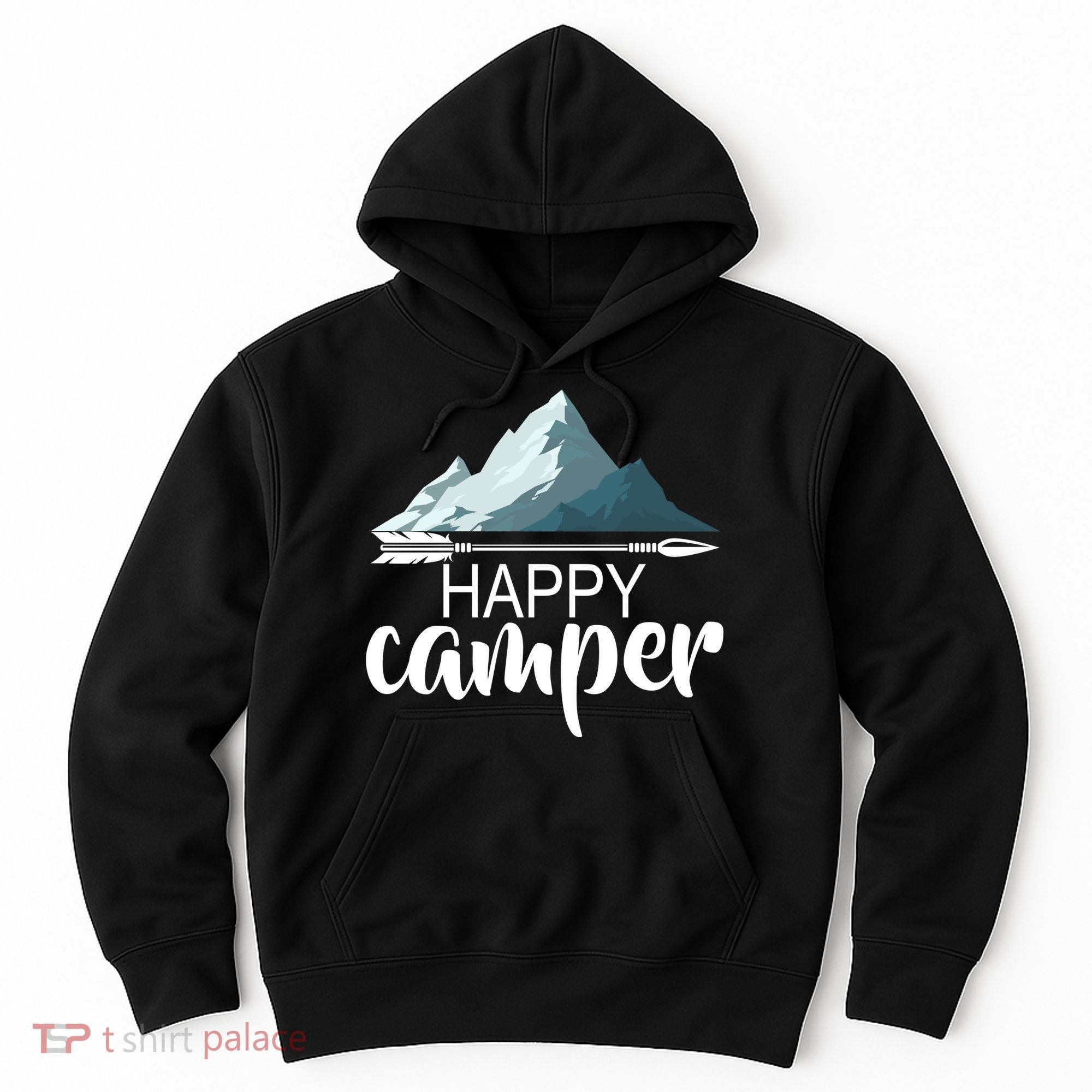Happy Camper In The Mountains Hoodie