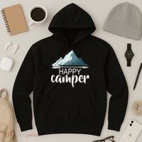 Happy Camper In The Mountains Hoodie thumb 3