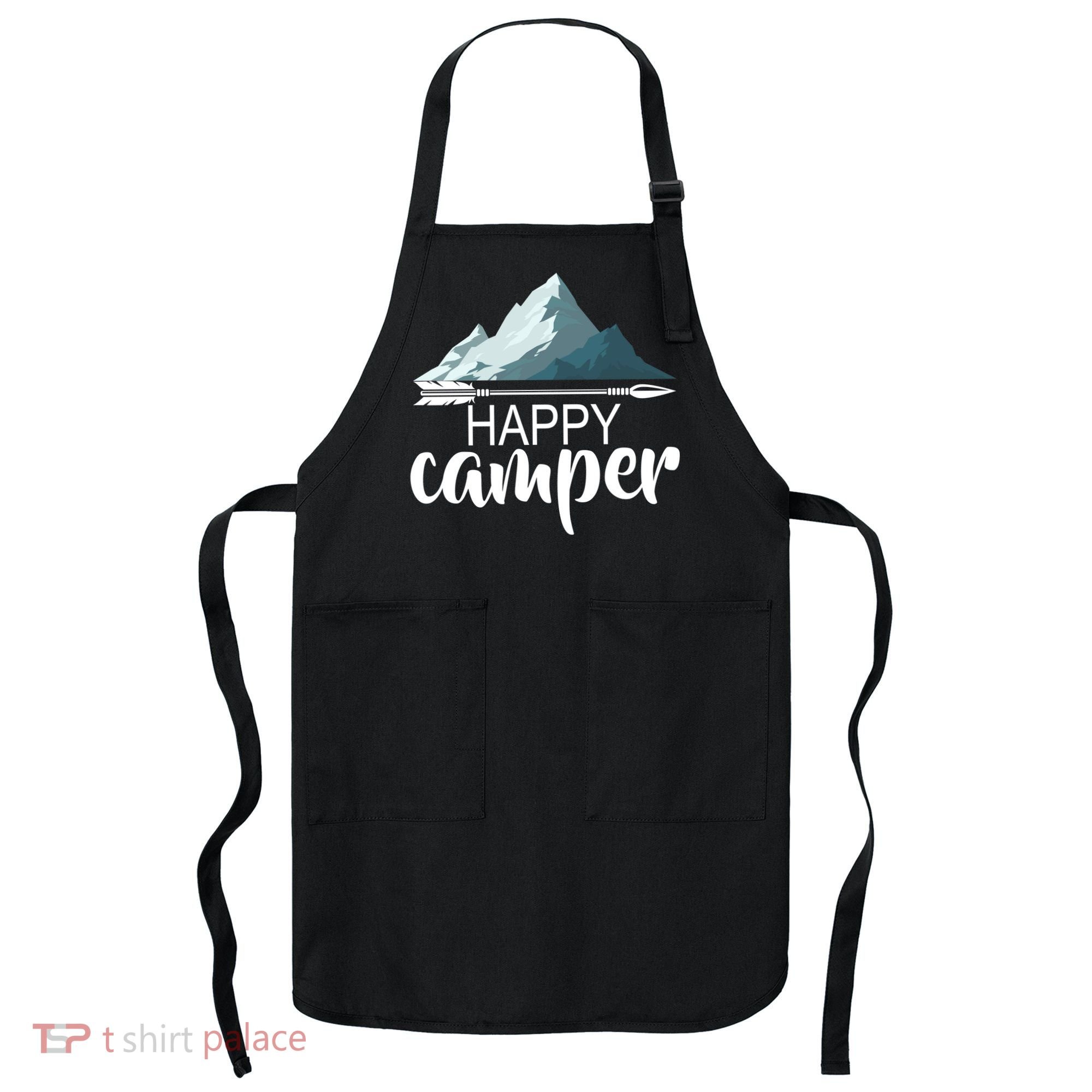 Happy Camper In The Mountains Apron
