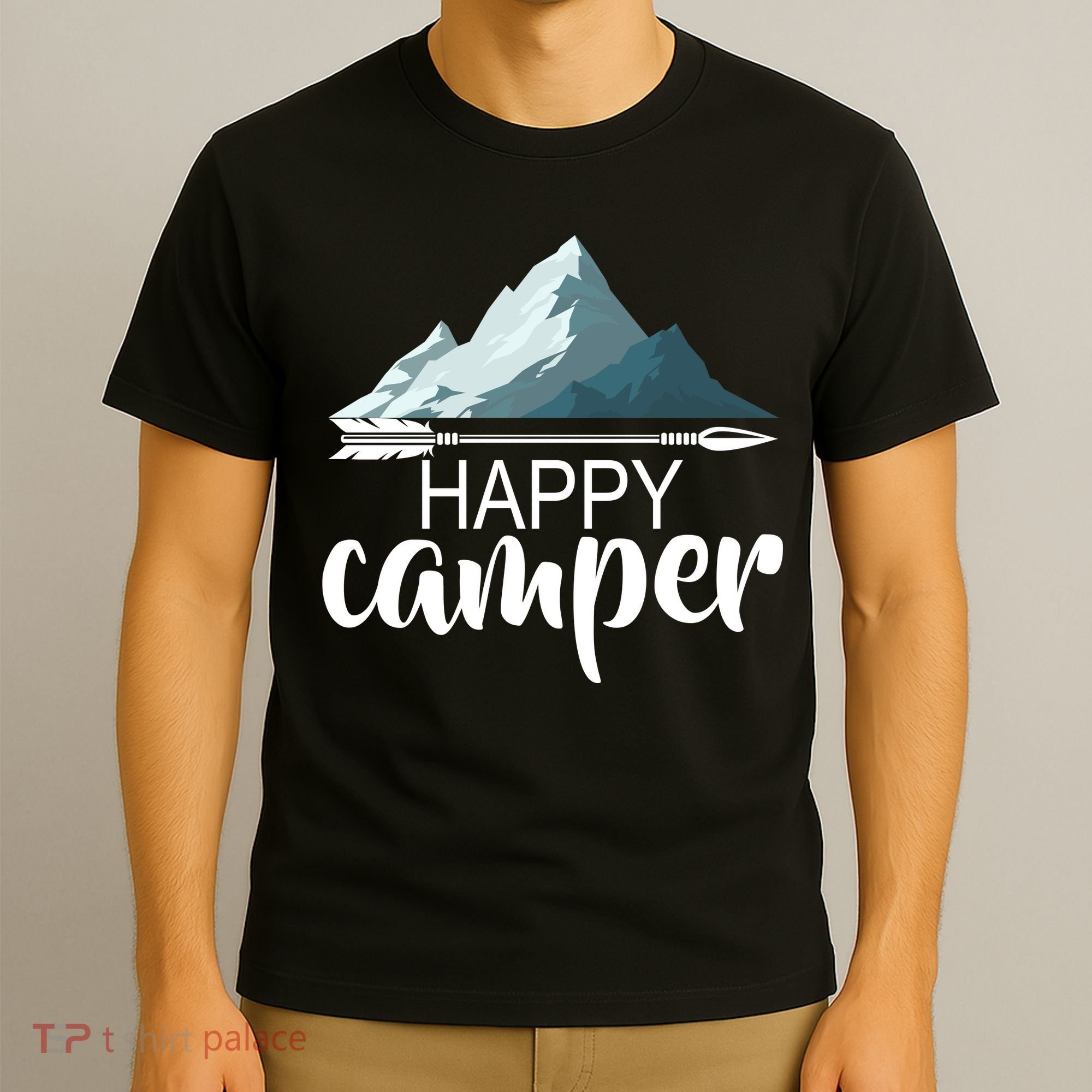 Happy Camper In The Mountains T-Shirt