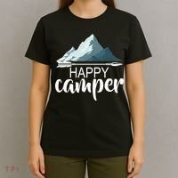 Happy Camper In The Mountains T-Shirt thumb 4