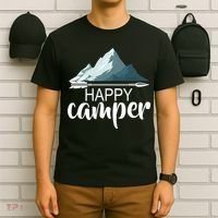 Happy Camper In The Mountains T-Shirt thumb 6