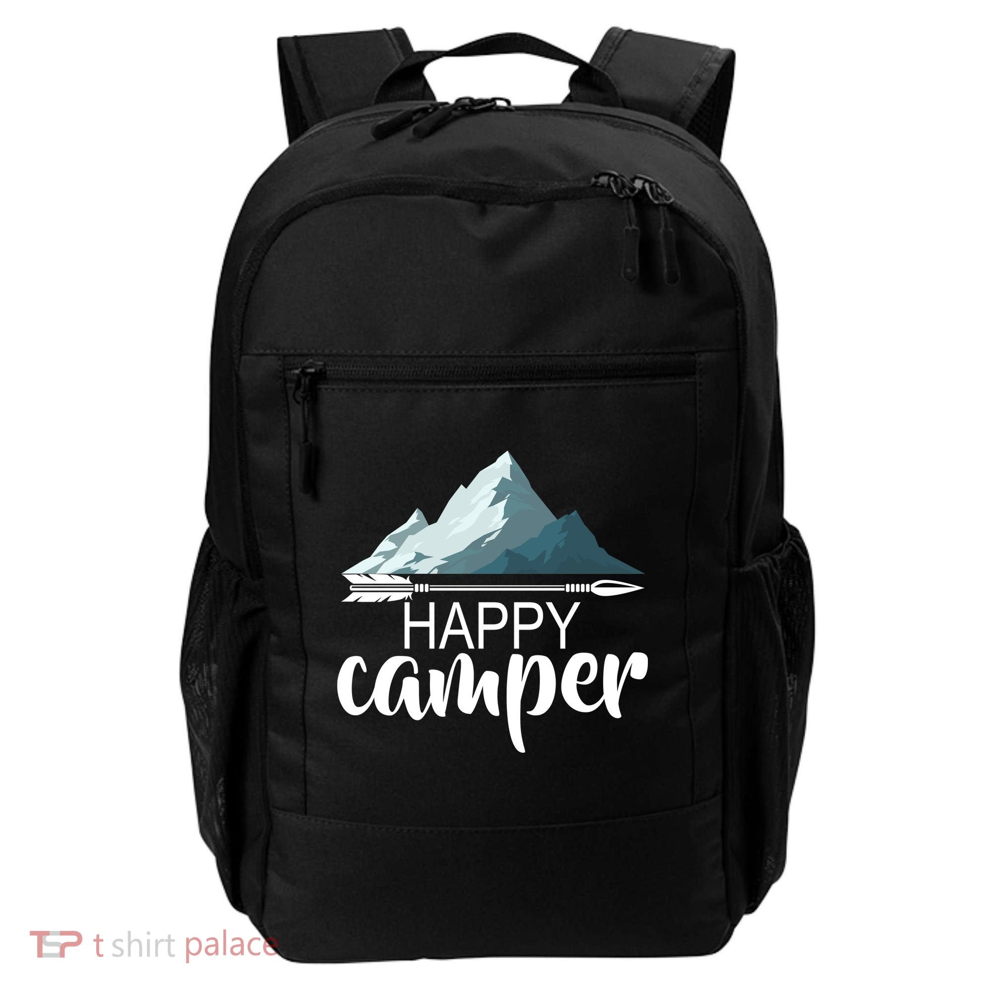 Happy Camper In The Mountains Backpack