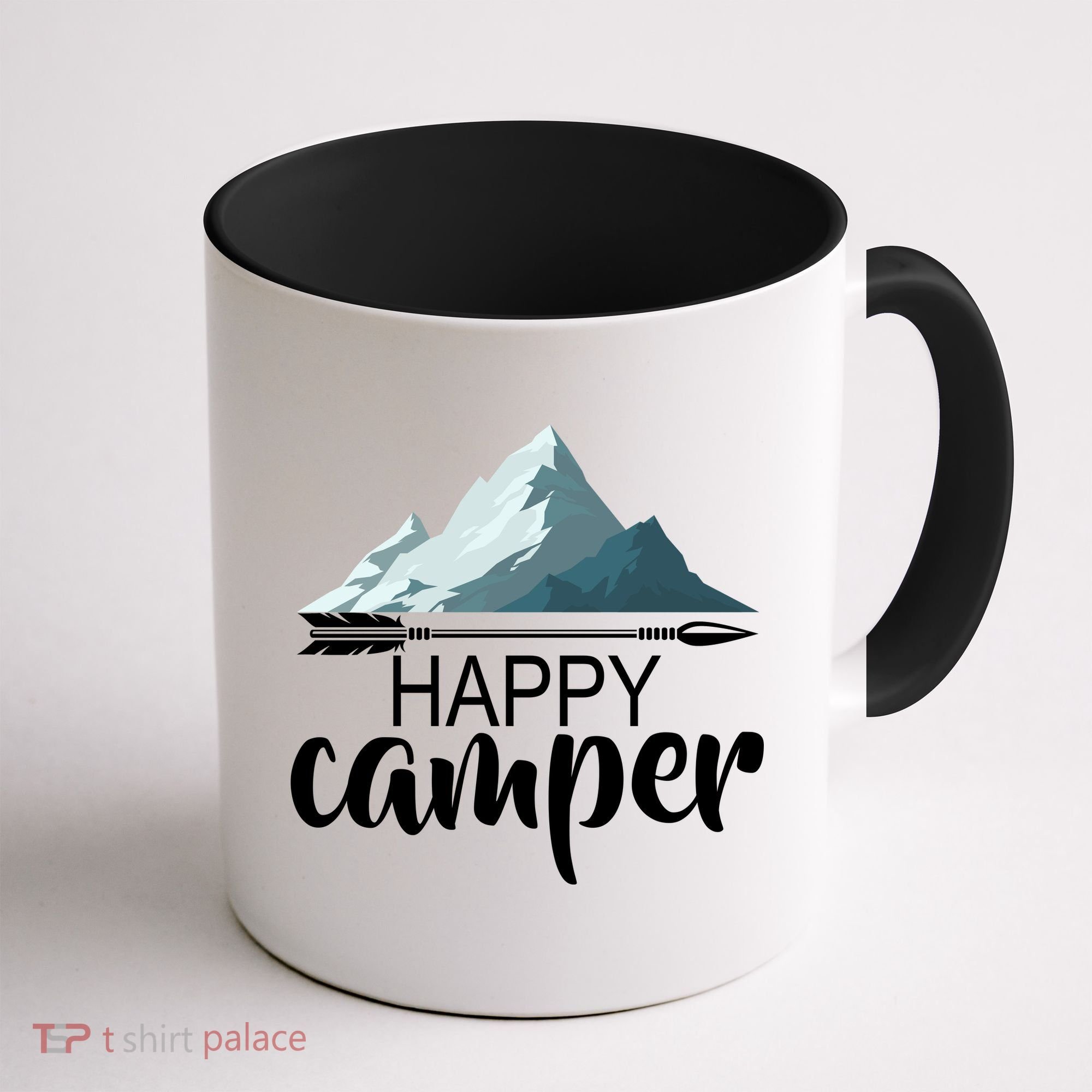 Happy Camper In The Mountains Coffee Mug