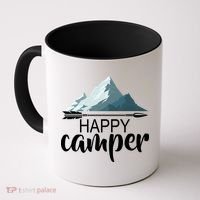 Happy Camper In The Mountains Coffee Mug thumb 0