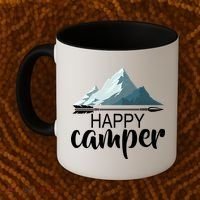 Happy Camper In The Mountains Coffee Mug thumb 2