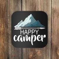 Happy Camper In The Mountains Coaster thumb 0