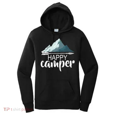 Happy Camper In The Mountains Women's Hoodie