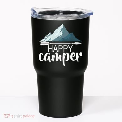 Happy Camper In The Mountains Tumbler